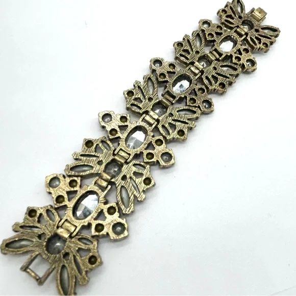 J. Crew Purple Green Jeweled Bracelet - Picture 5 of 6